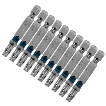 Набор бит Torx 25 х 50, сталь S2, 10 шт. Gross