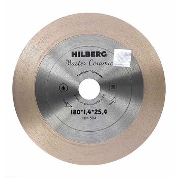 Диск алмазный отрезной 180*25,4 Hilberg Master Сeramic Hilberg