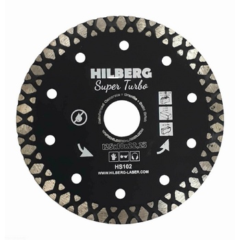 Диск алмазный  Hilberg Super Turbo 125*22,23*10 Hilberg